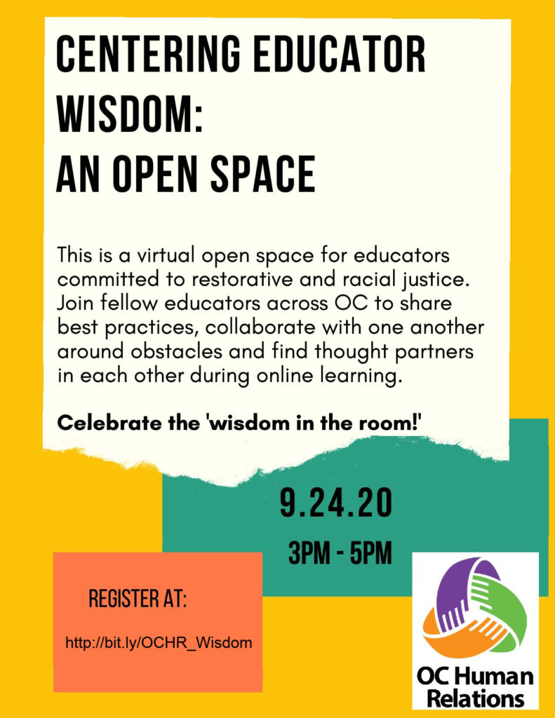 Centering Educator Wisdom flyer