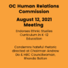 Statements from Aug 12 Commission Meeting